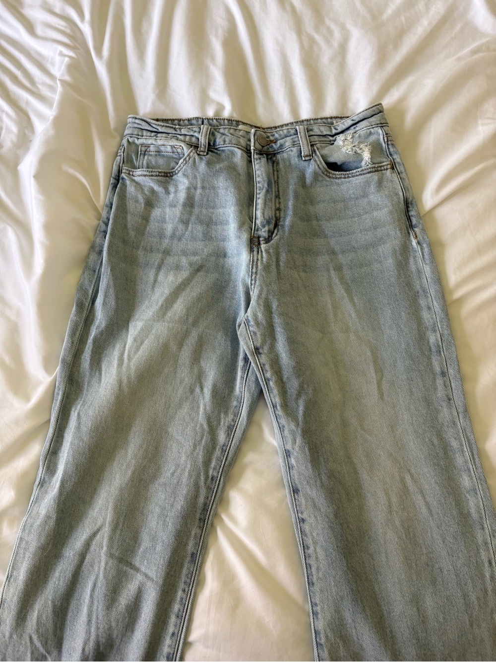 Classic Light Blue Straight-Leg Women's Jeans